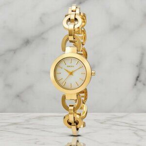 DKNY Gold Link Bracelet Watch